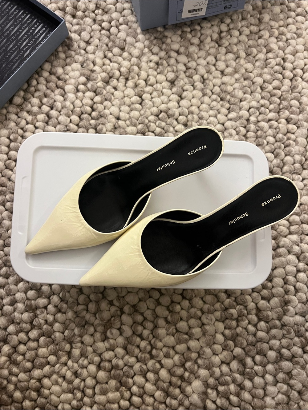 Proenza Schouler Ivory Heeled Mules, size EU 39 - Picture 2 of 5